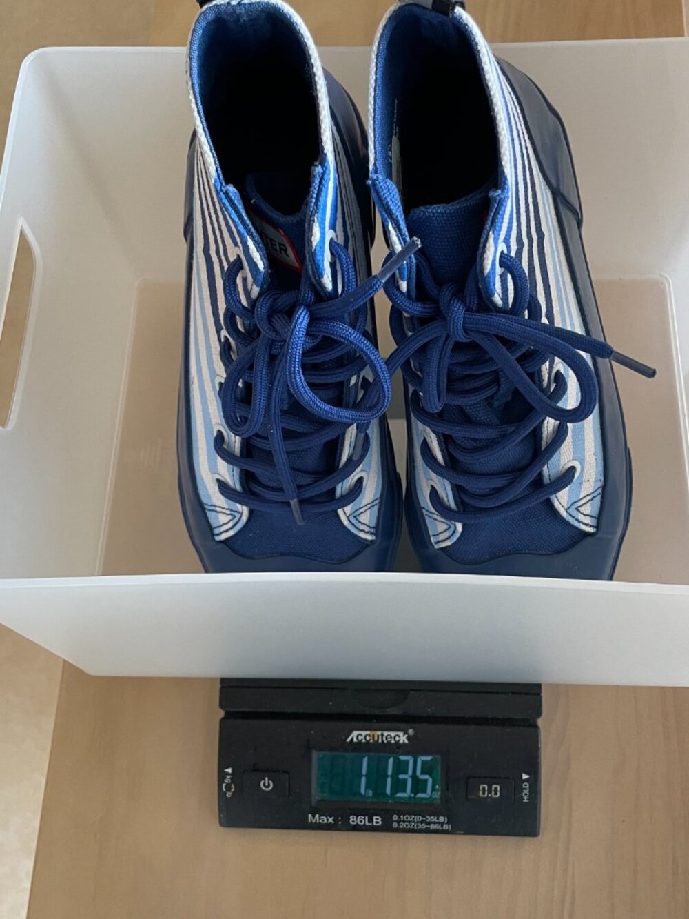 Entire Closet $5! Hunter for Target Kids Dipped Canvas High Top Sneakers - Picture 11 of 11
